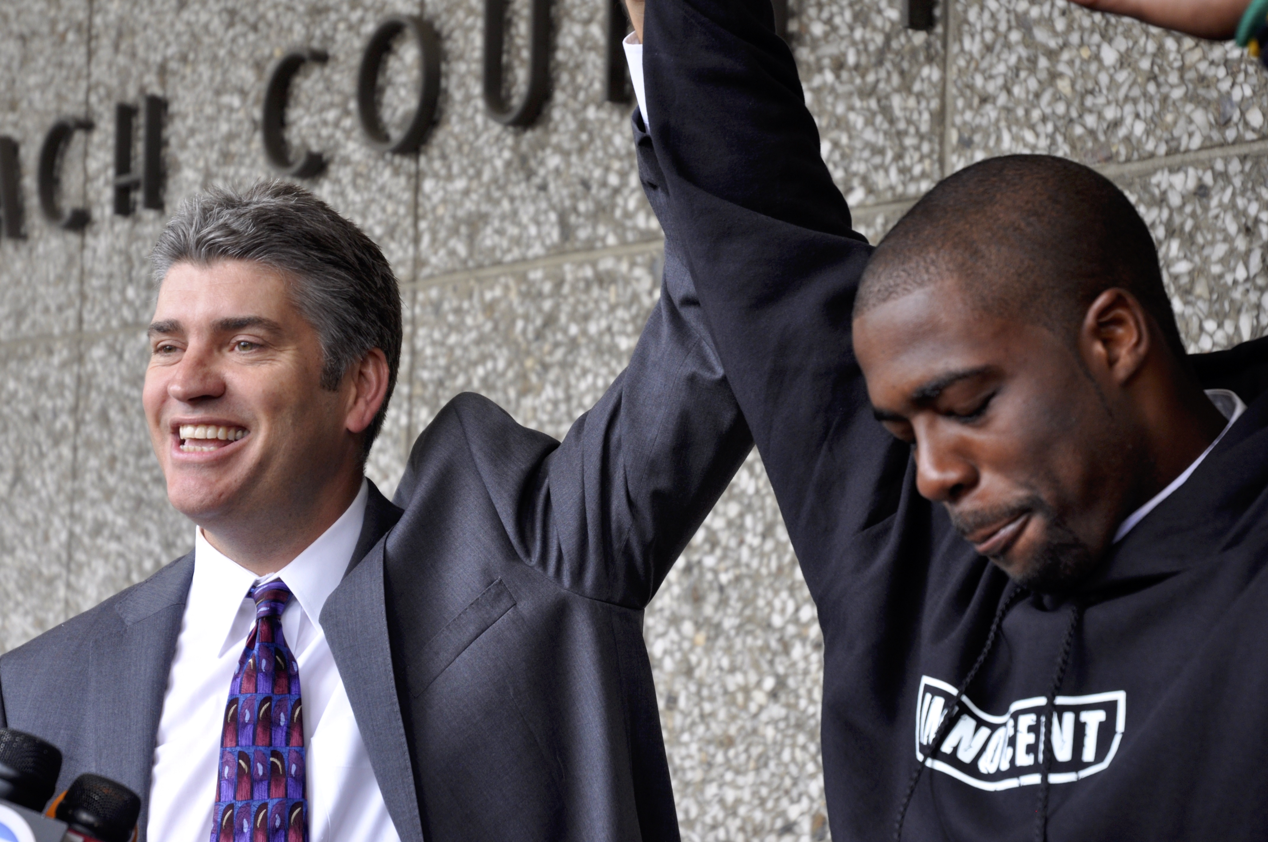 Justin Brooks with Brian Banks