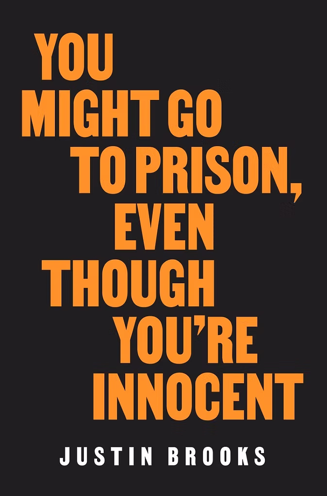 Book cover: You Might Go to Prison, Even Though You're Innocent